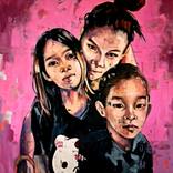 family portrait with pink by thomas donaldson