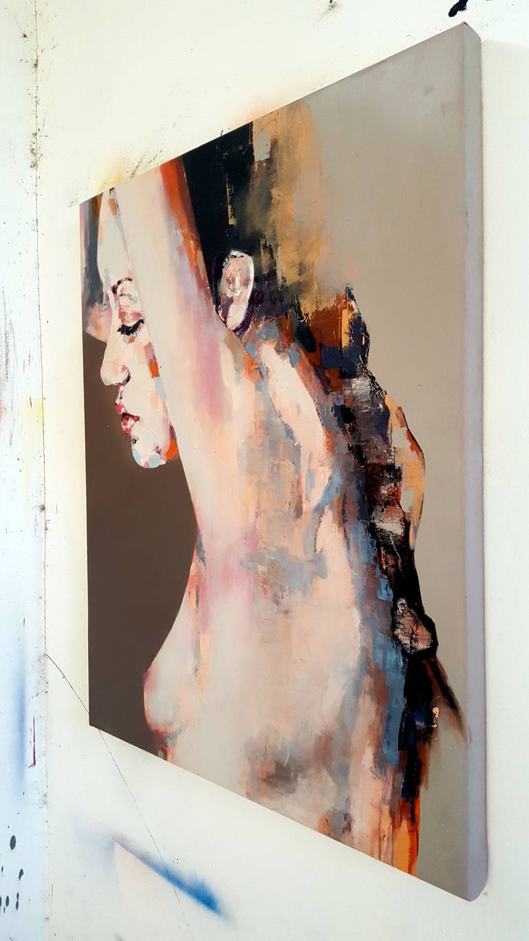 Original Figurative People Painting by thomas donaldson