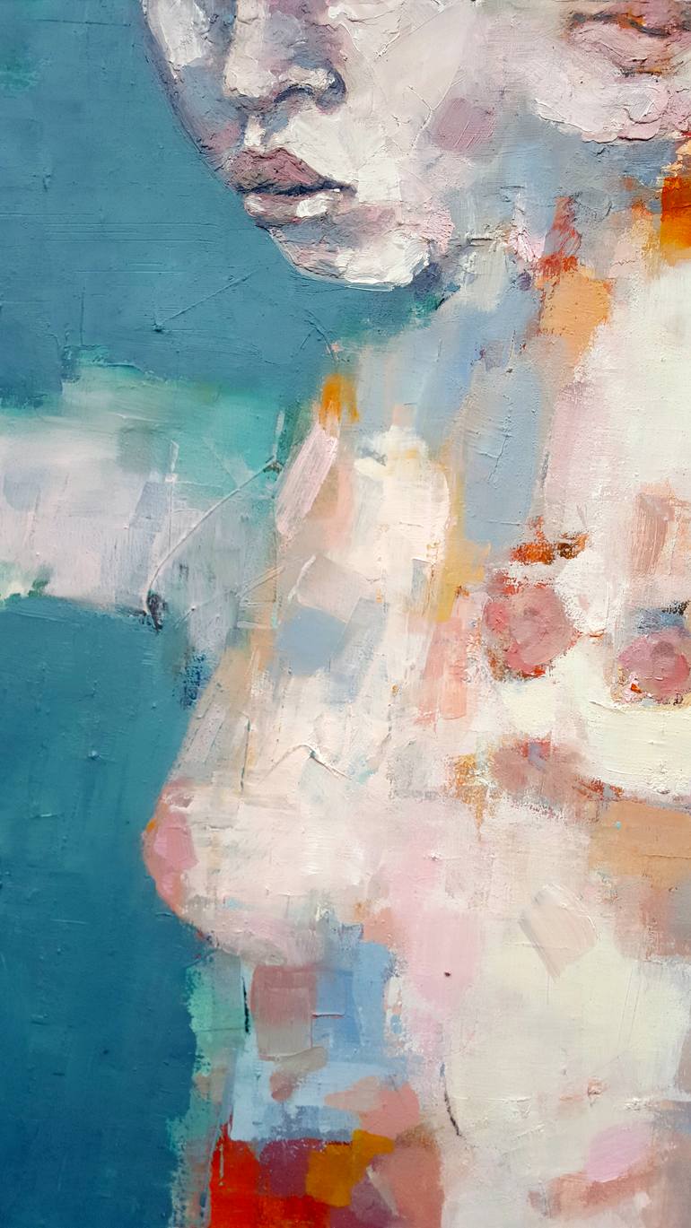 Original Expressionism Nude Painting by Thomas Donaldson