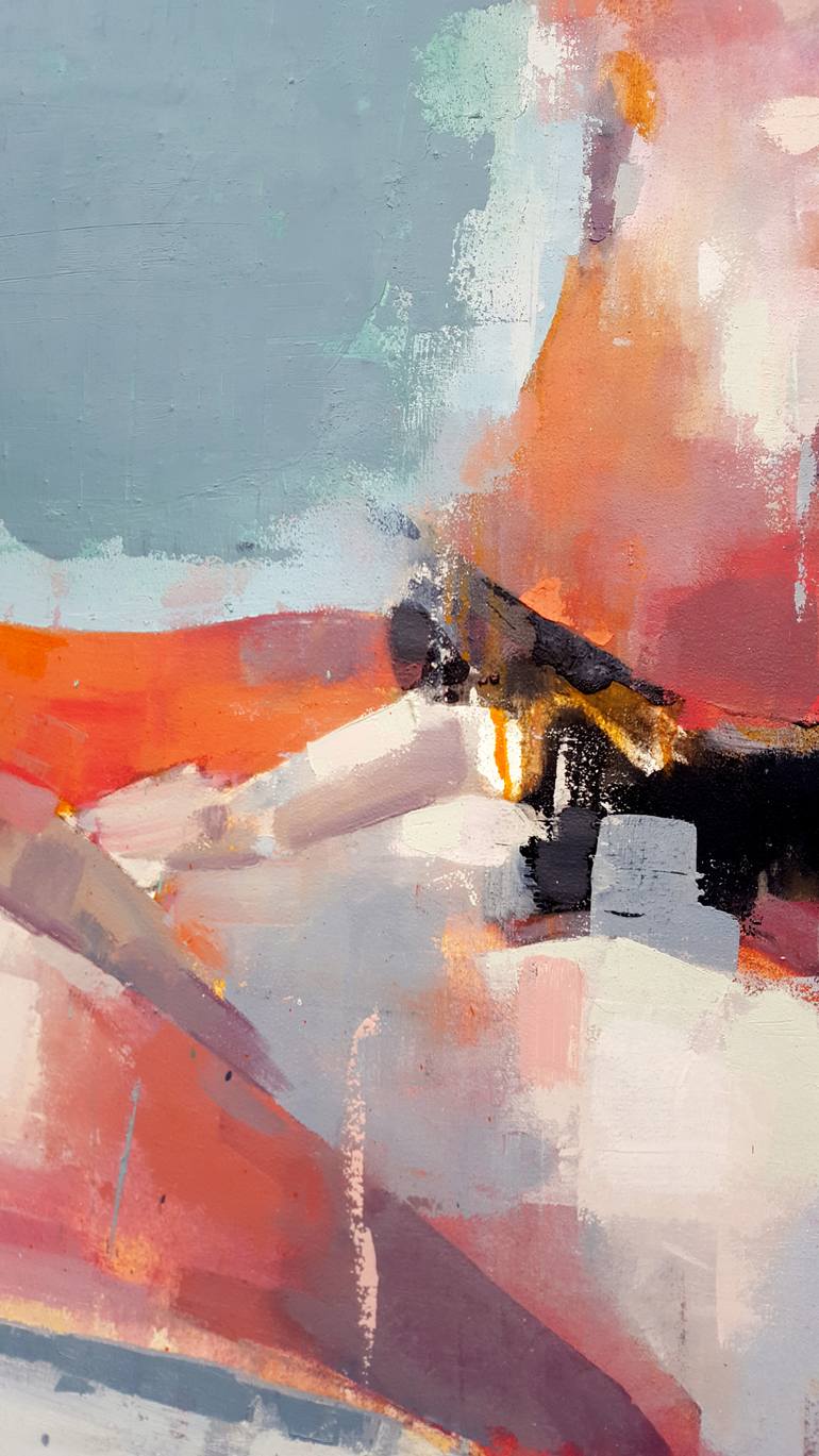 Original Expressionism Nude Painting by Thomas Donaldson