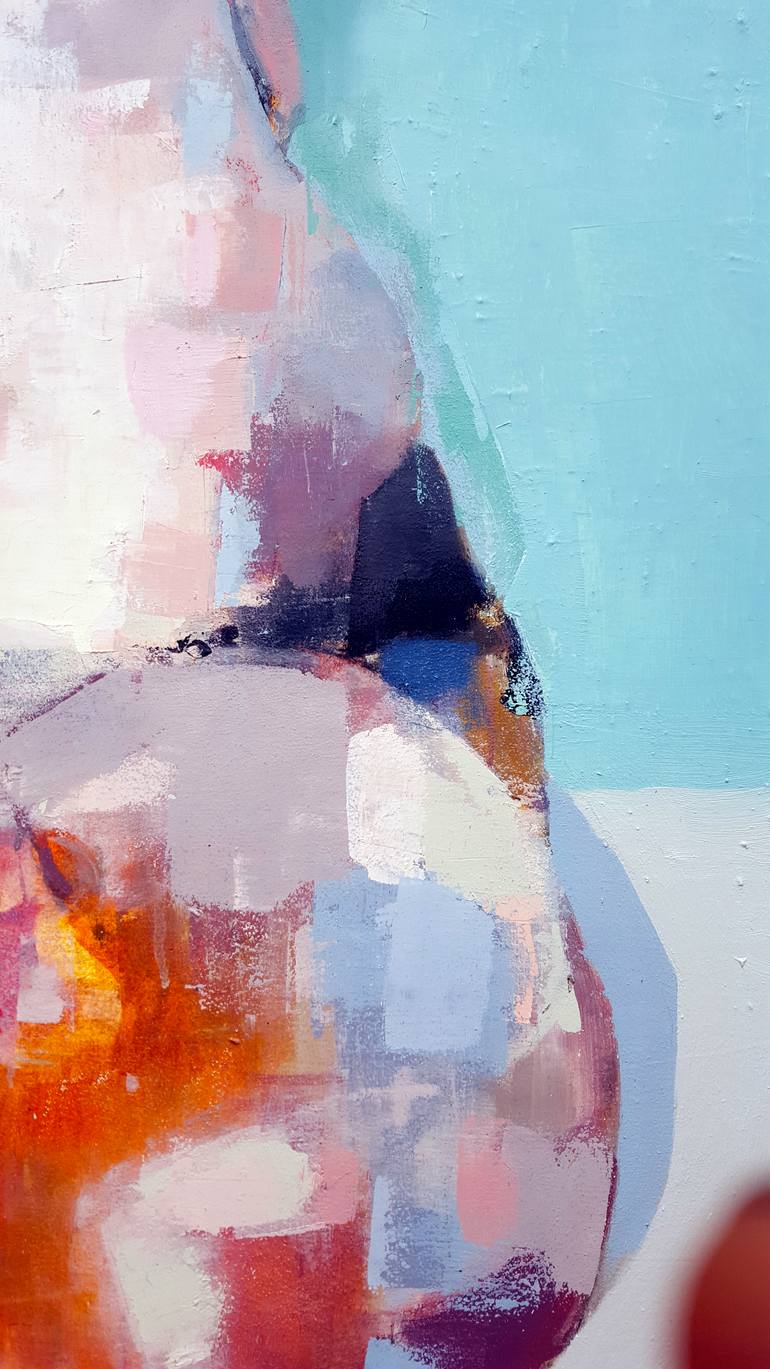 Original Expressionism Nude Painting by Thomas Donaldson