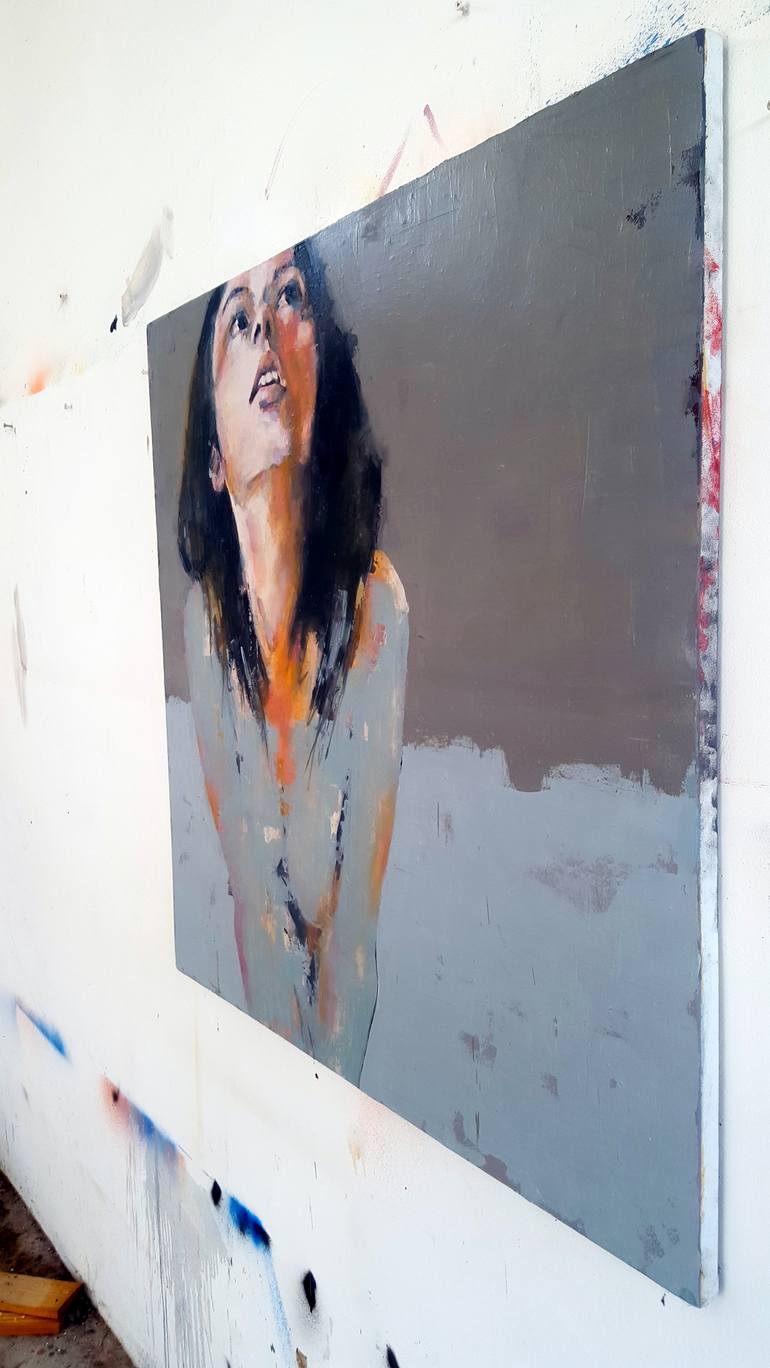 Original Figurative People Painting by thomas donaldson