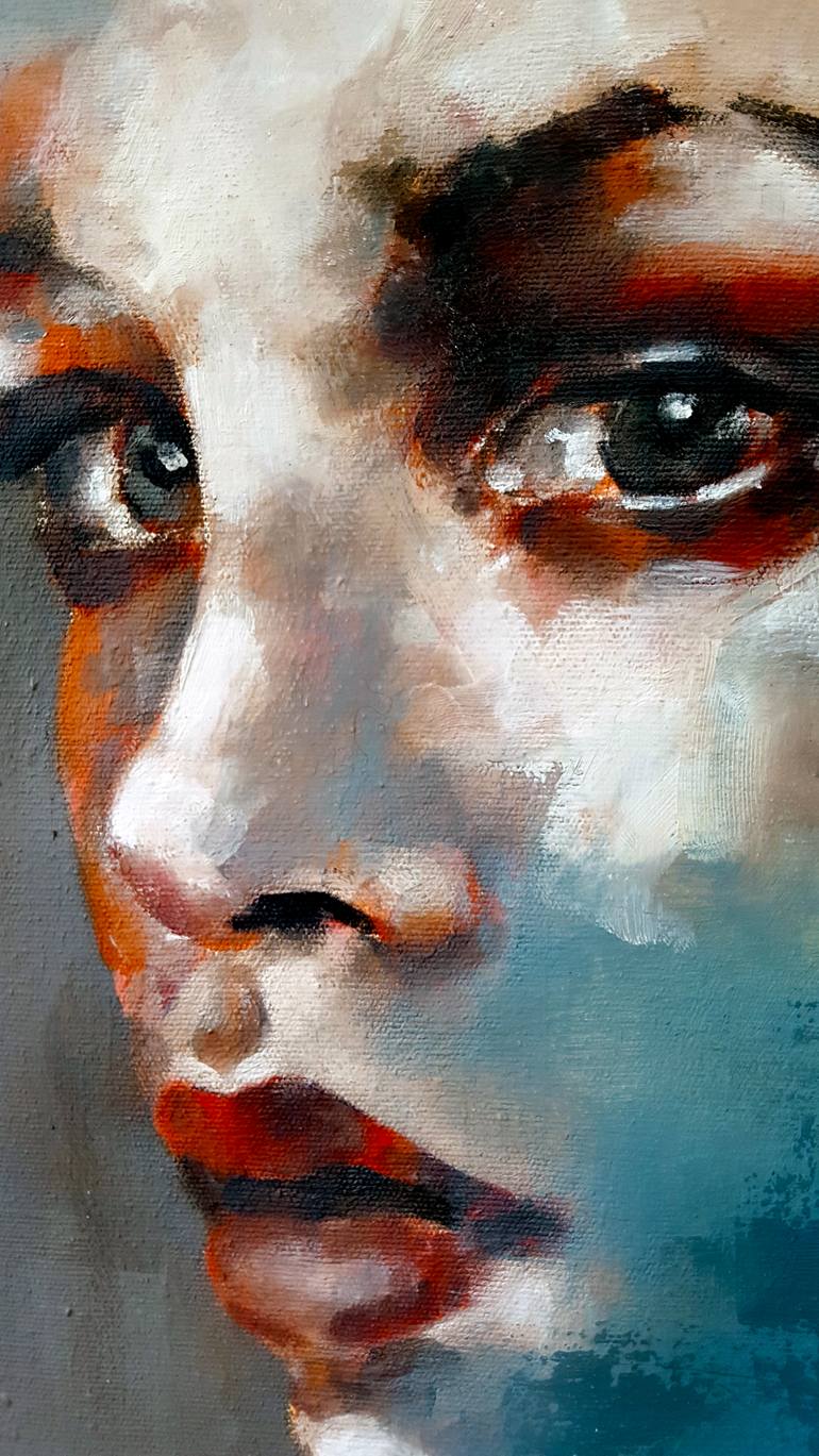 Original Expressionism People Painting by Thomas Donaldson