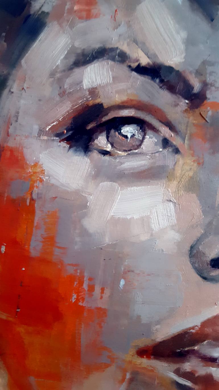 Original Expressionism People Painting by Thomas Donaldson
