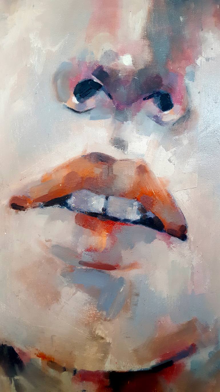 Original Expressionism People Painting by Thomas Donaldson