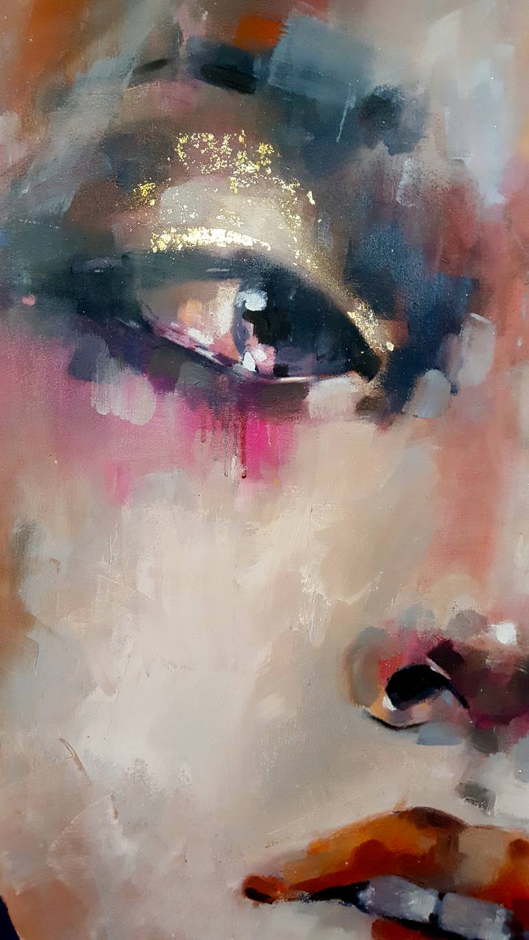 Original Expressionism People Painting by Thomas Donaldson