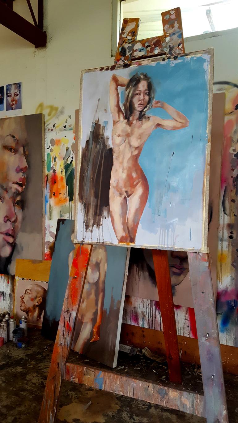 Original Nude Painting by thomas donaldson