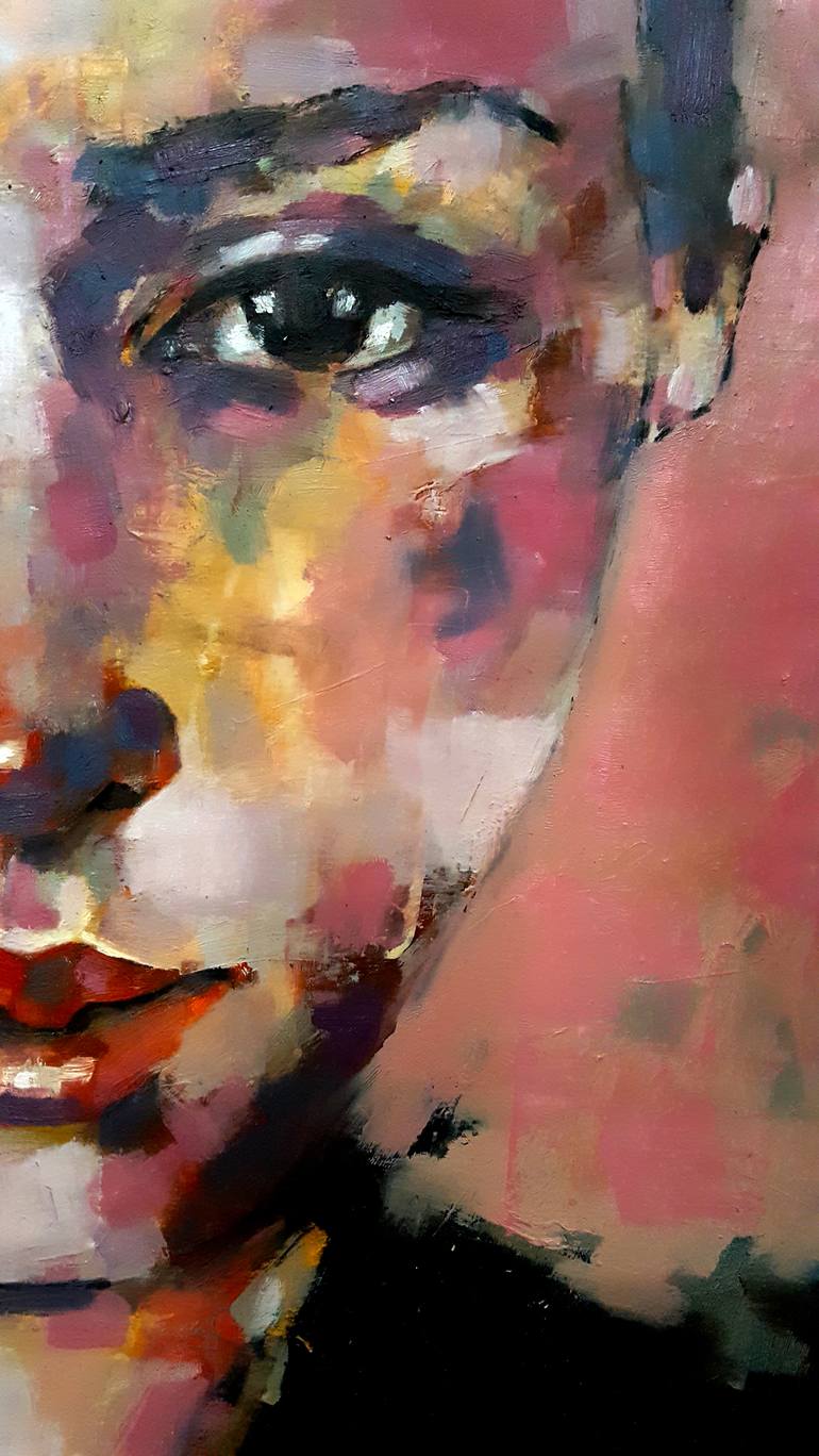Original Expressionism People Painting by thomas donaldson