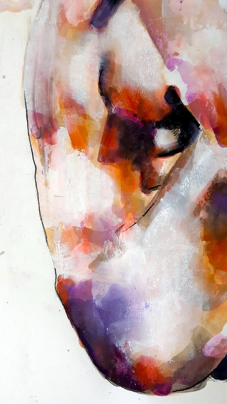 Original Expressionism Nude Drawing by Thomas Donaldson