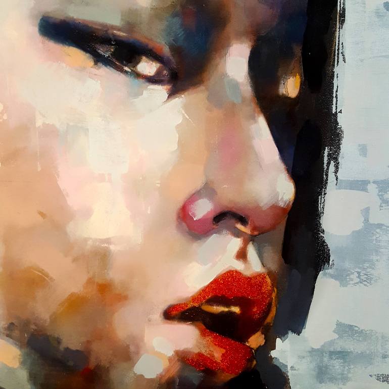 Original Expressionism People Painting by Thomas Donaldson