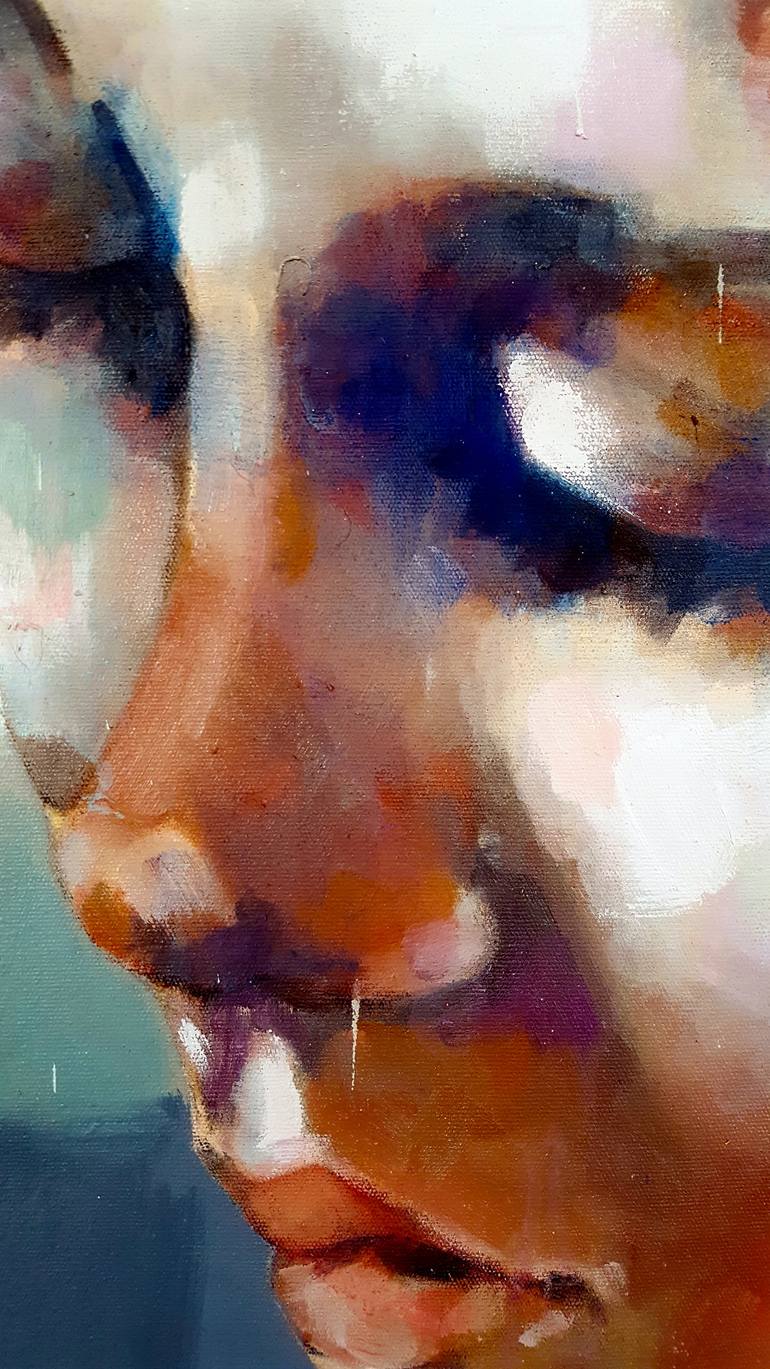 Original Expressionism People Painting by Thomas Donaldson