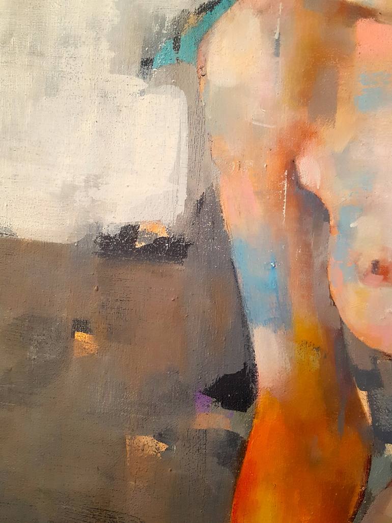 Original Expressionism Nude Painting by Thomas Donaldson