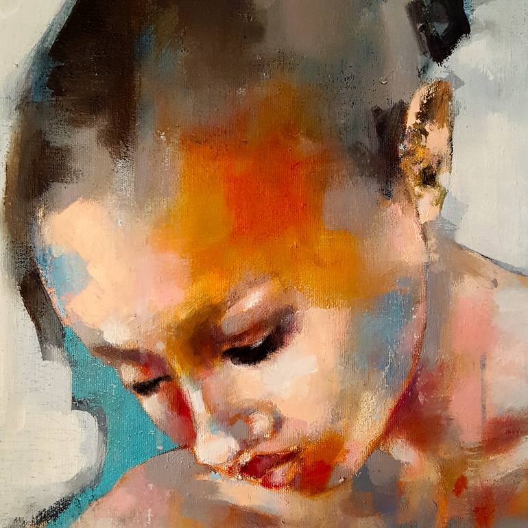 Original Expressionism Nude Painting by Thomas Donaldson