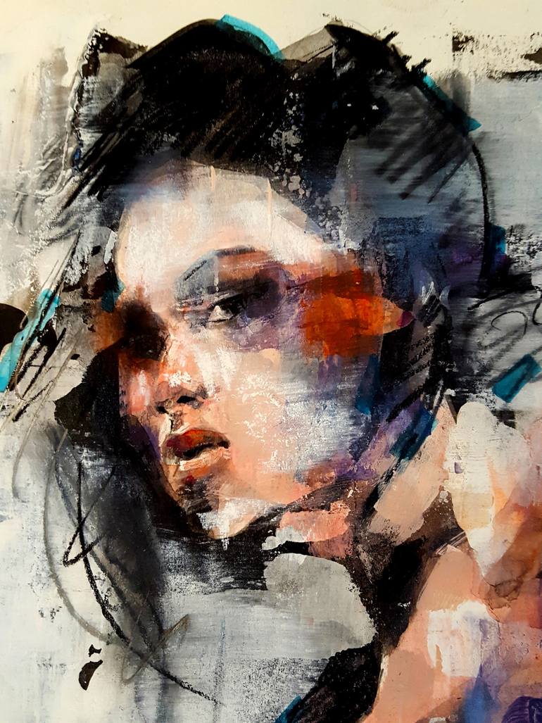 Original Expressionism Nude Drawing by Thomas Donaldson