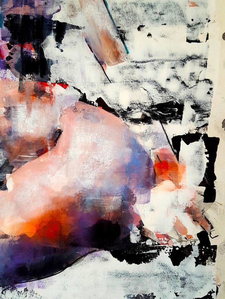 Original Expressionism Nude Drawing by Thomas Donaldson