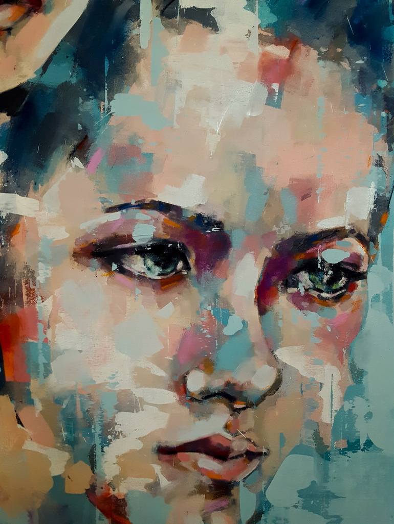 Original Figurative People Painting by thomas donaldson