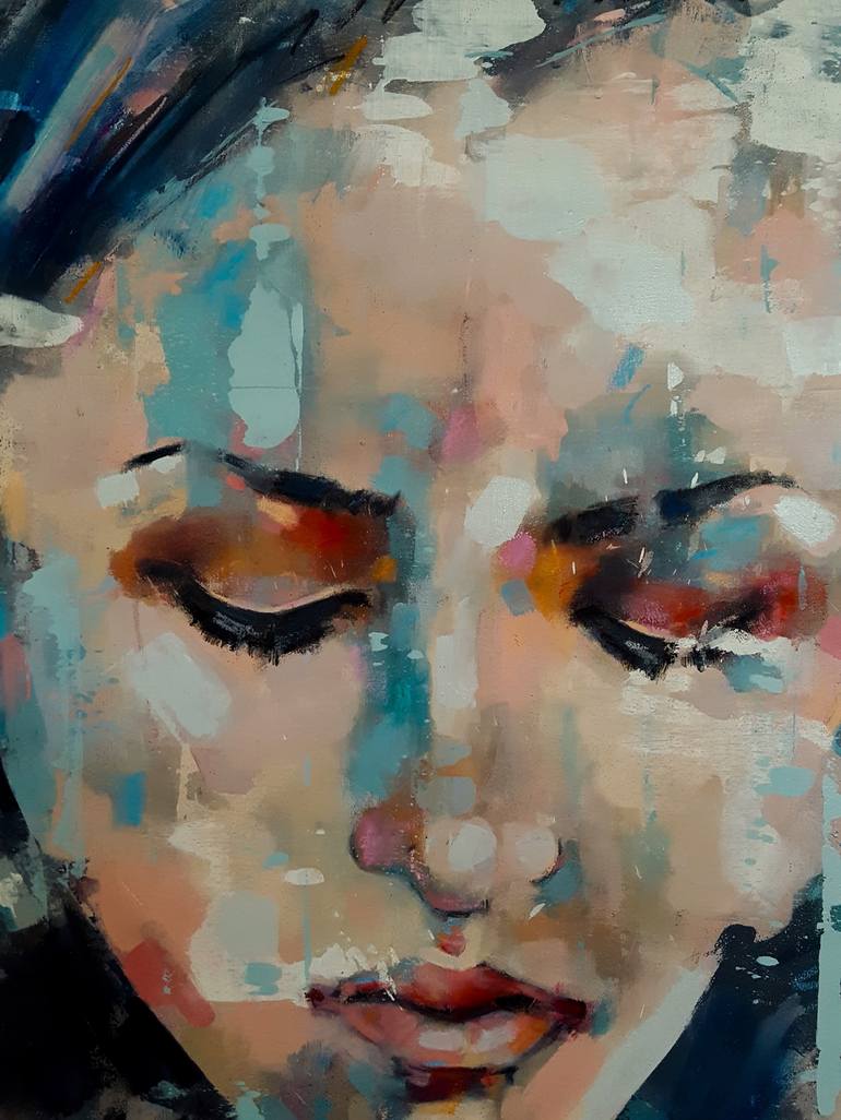 Original Figurative People Painting by thomas donaldson