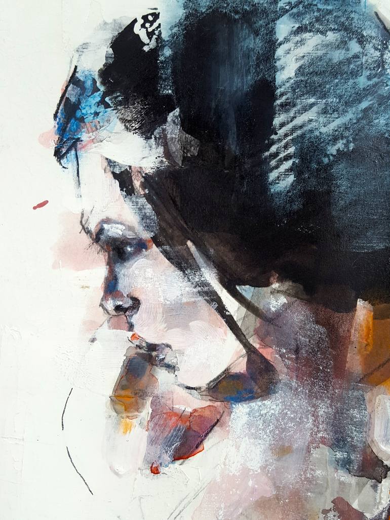 Original Expressionism Nude Drawing by Thomas Donaldson