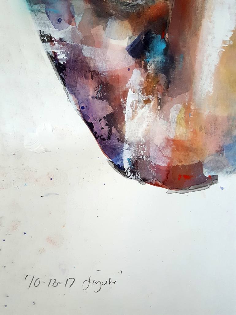 Original Expressionism Nude Drawing by Thomas Donaldson