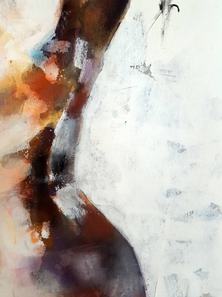 Original Expressionism Nude Drawing by Thomas Donaldson