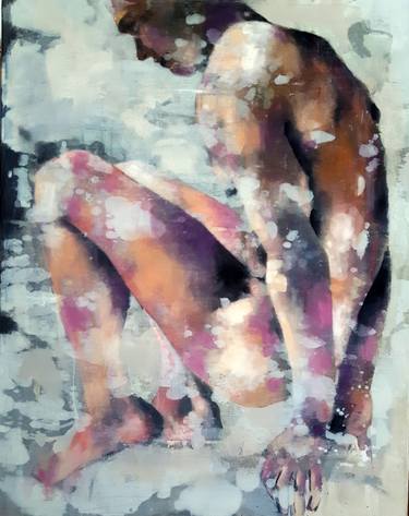 Print of Expressionism Nude Paintings by thomas donaldson