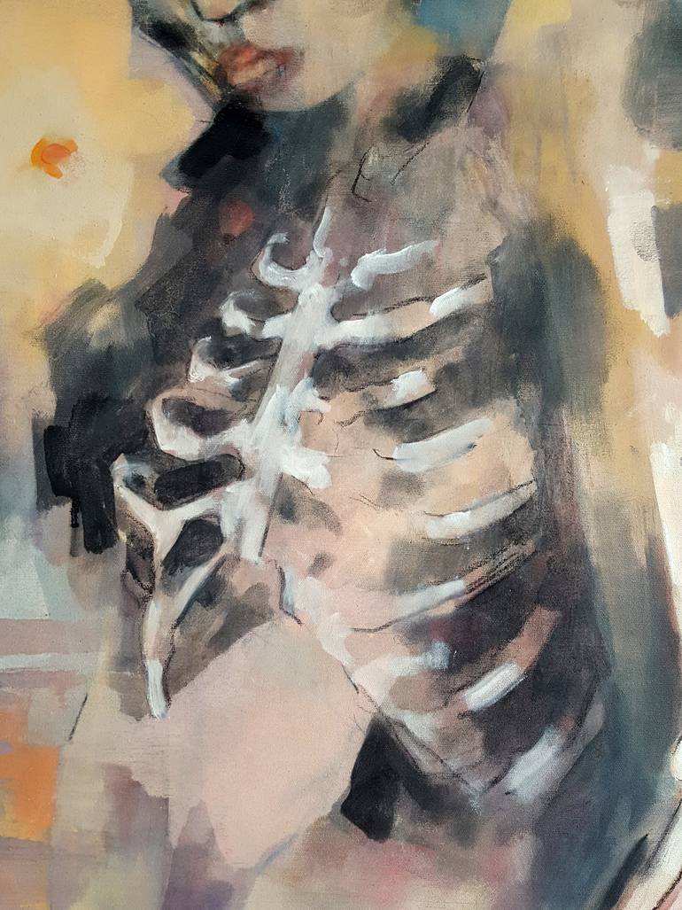 Original Expressionism Nude Painting by Thomas Donaldson