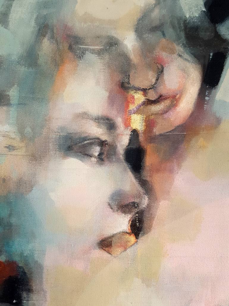 Original Expressionism Nude Painting by Thomas Donaldson