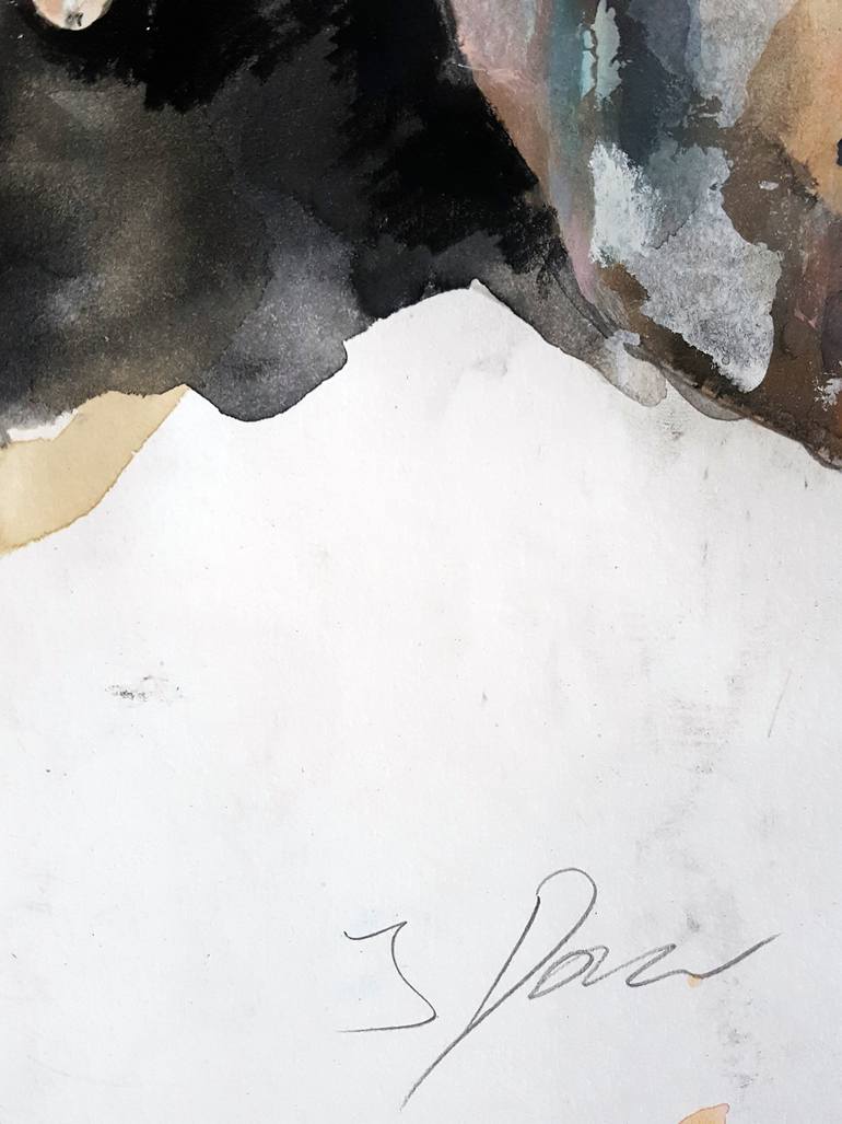 Original Expressionism Nude Drawing by Thomas Donaldson