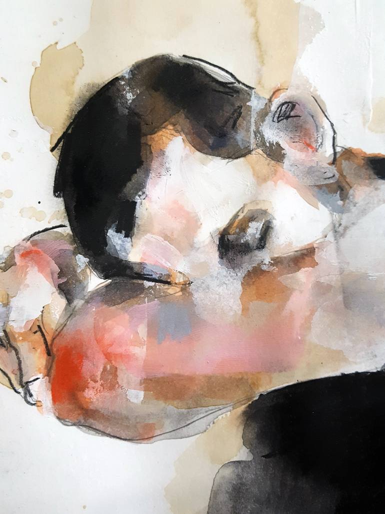 Original Expressionism Nude Drawing by Thomas Donaldson