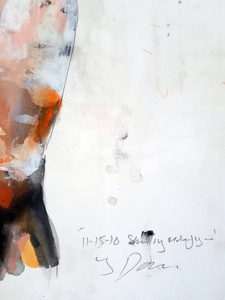 Original Expressionism Nude Drawing by Thomas Donaldson