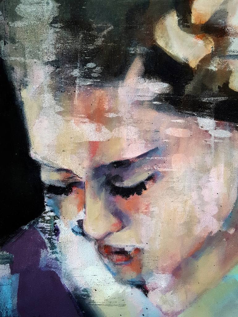 Original Expressionism People Painting by Thomas Donaldson