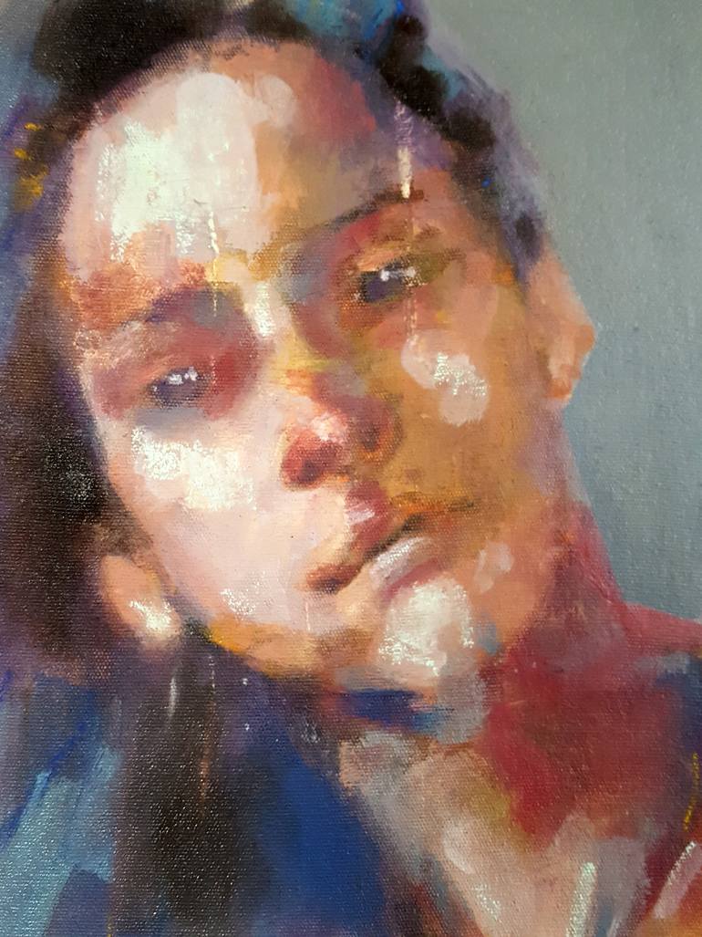 Original Expressionism Nude Painting by Thomas Donaldson