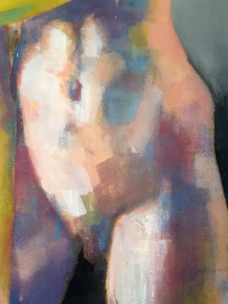 Original Expressionism Nude Painting by Thomas Donaldson