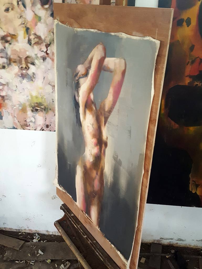 Original Nude Painting by thomas donaldson