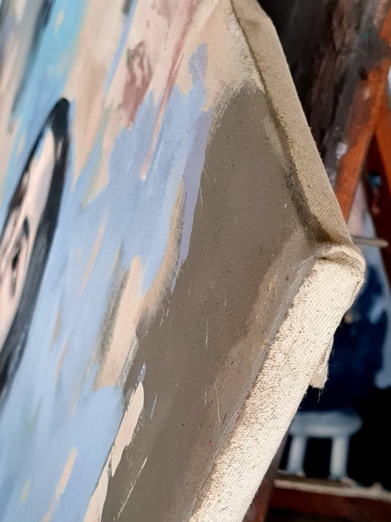 Original Expressionism People Painting by Thomas Donaldson