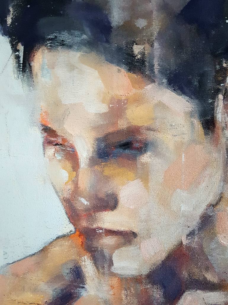 Original Expressionism Men Painting by Thomas Donaldson