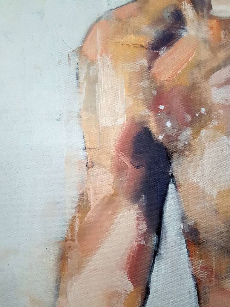 Original Expressionism Men Painting by Thomas Donaldson