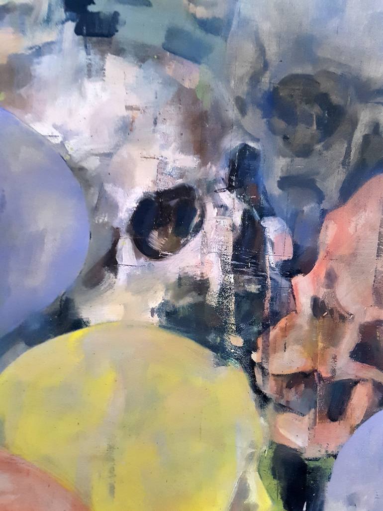 Original Expressionism People Painting by Thomas Donaldson