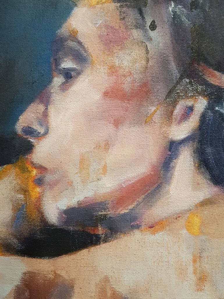 Original Expressionism Nude Painting by Thomas Donaldson