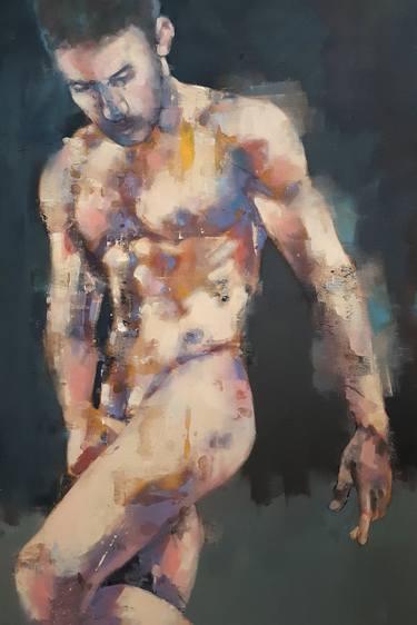Print of Expressionism Men Paintings by thomas donaldson