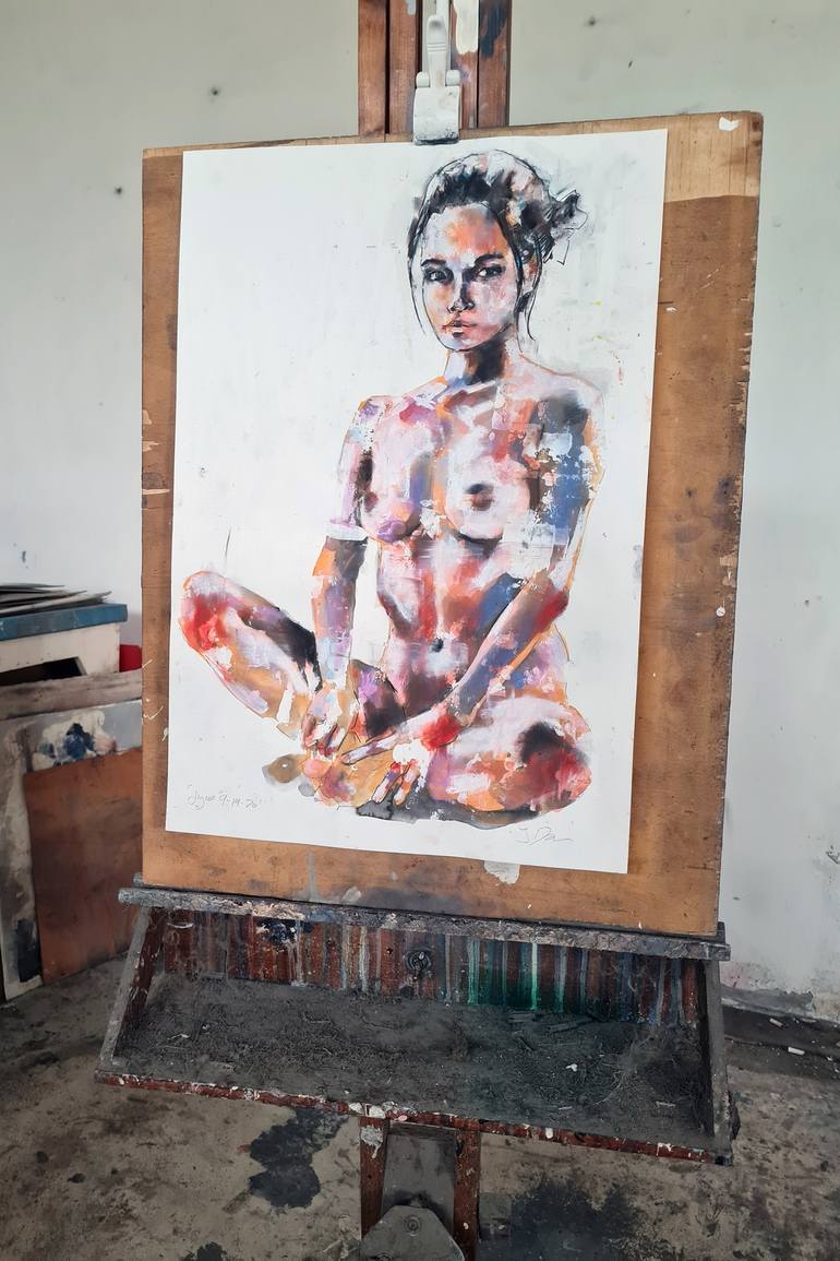 Original Nude Painting by thomas donaldson