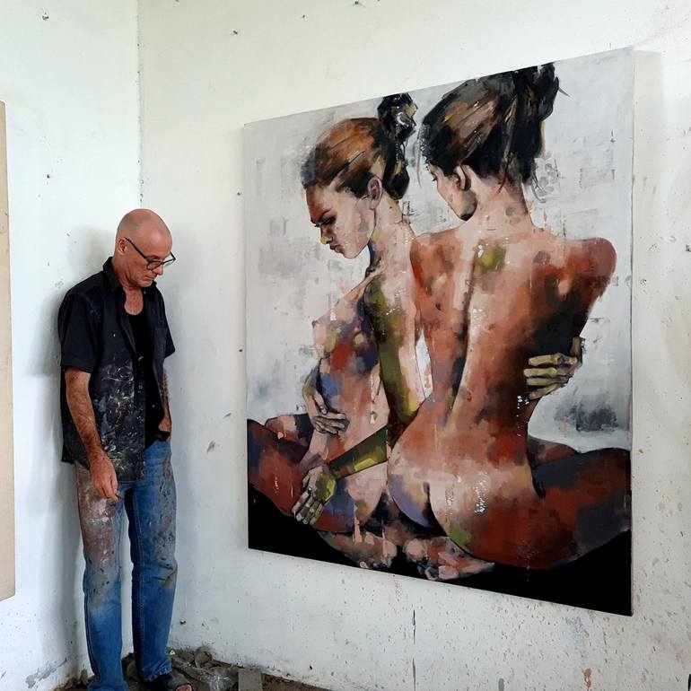 Original Nude Painting by thomas donaldson