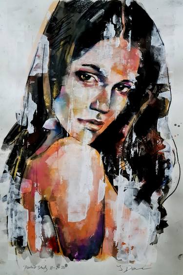 Print of Expressionism Portrait Paintings by thomas donaldson