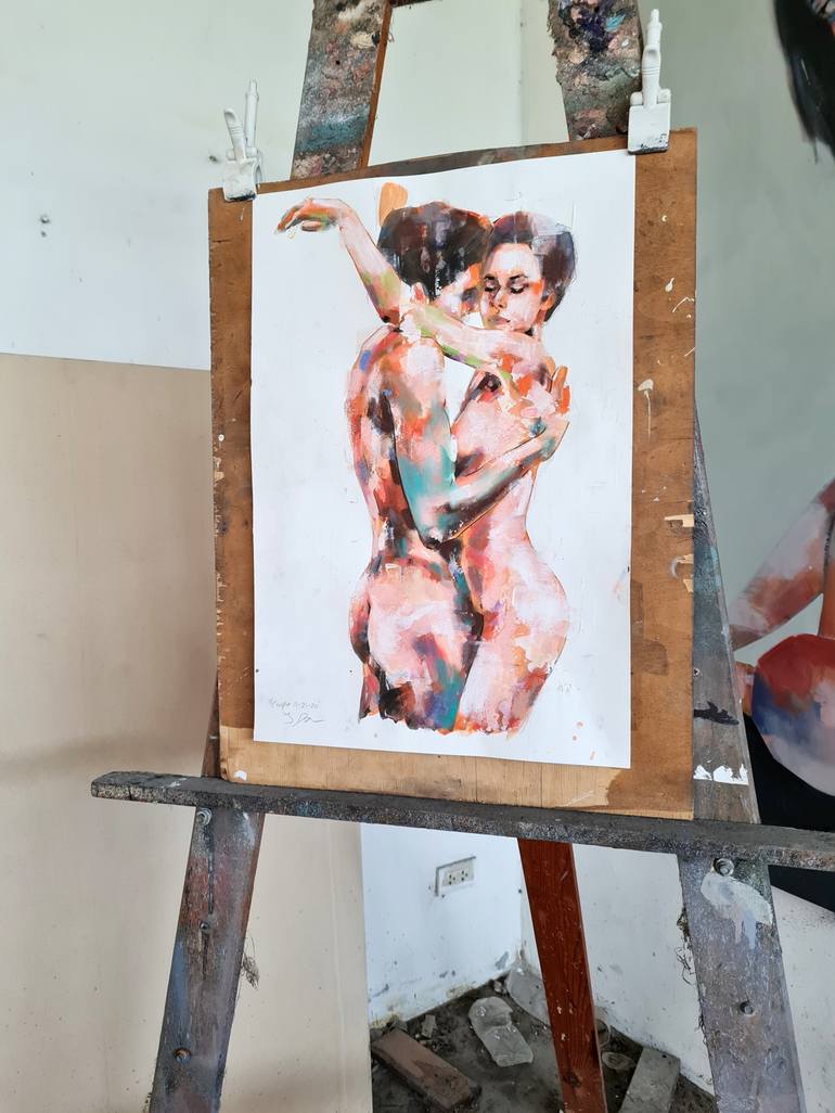 Original Love Painting by thomas donaldson