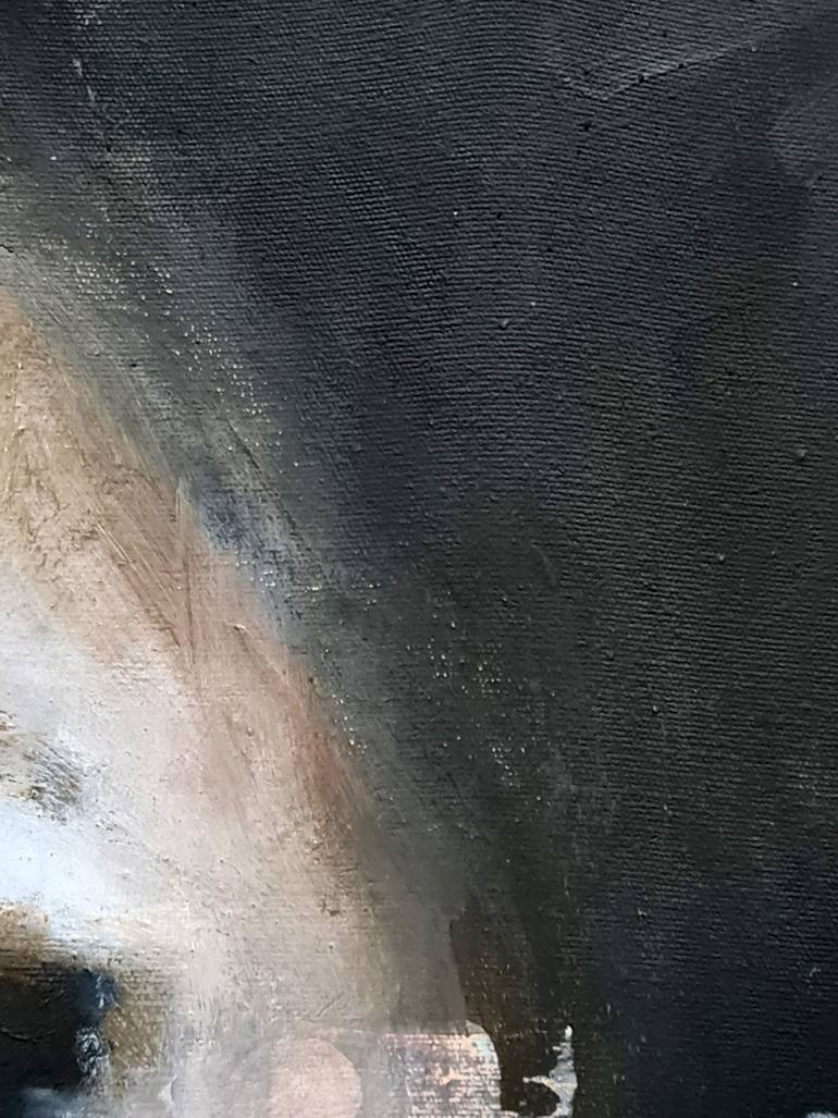 Original Expressionism People Painting by Thomas Donaldson