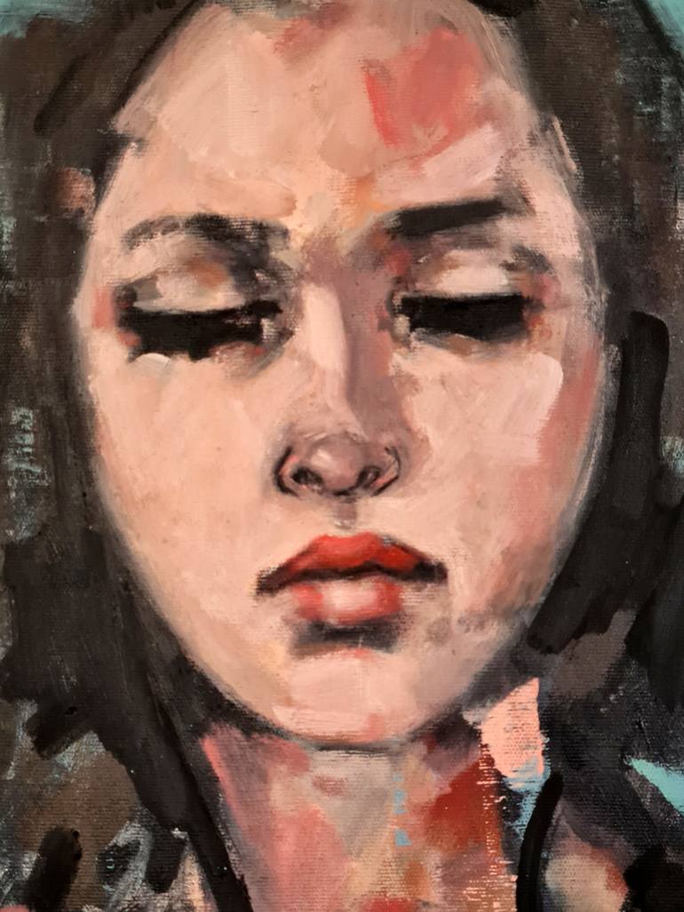 Original Expressionism People Painting by Thomas Donaldson