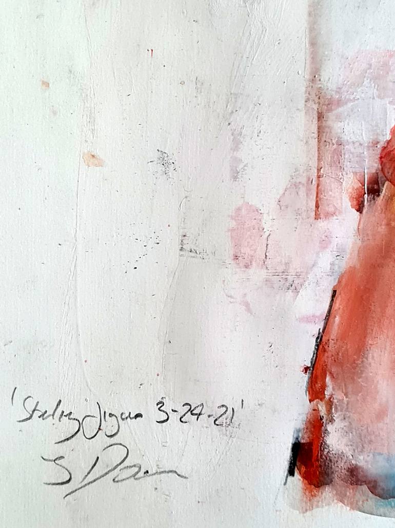 Original Expressionism Nude Painting by Thomas Donaldson