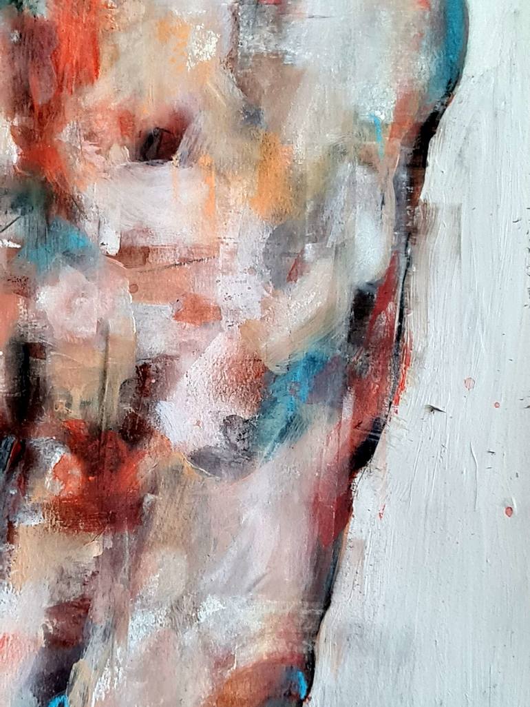 Original Expressionism Nude Painting by thomas donaldson