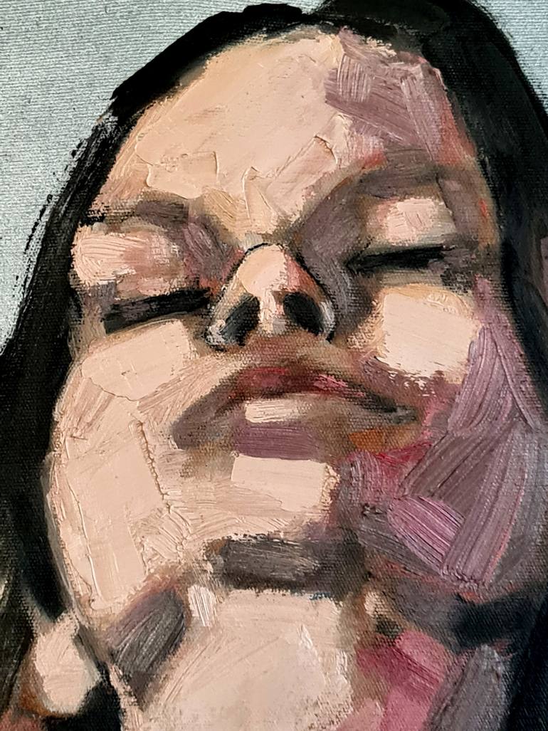 Original Expressionism Nude Painting by Thomas Donaldson