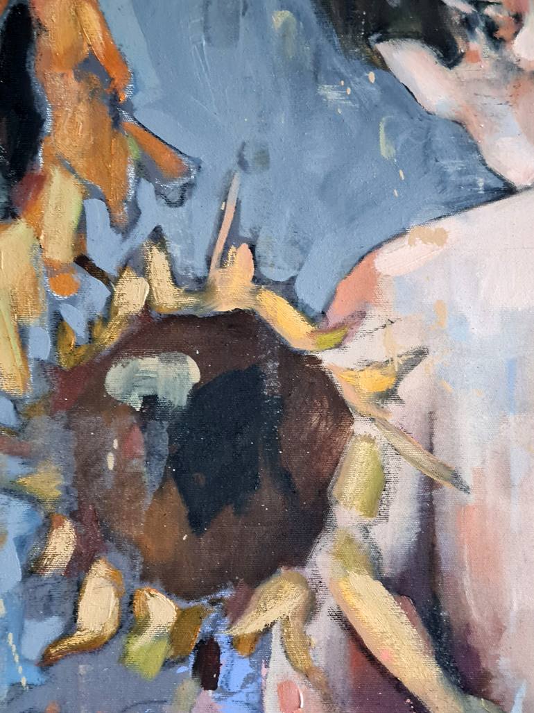 Original Expressionism Men Painting by Thomas Donaldson